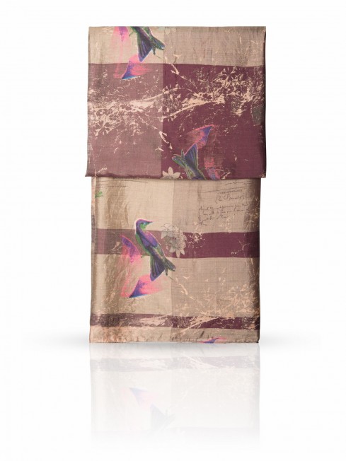 Палантин Женский SN-VINTAGE.BIRD/BROWN